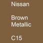 Preview: Nissan, Brown Metallic, C15.